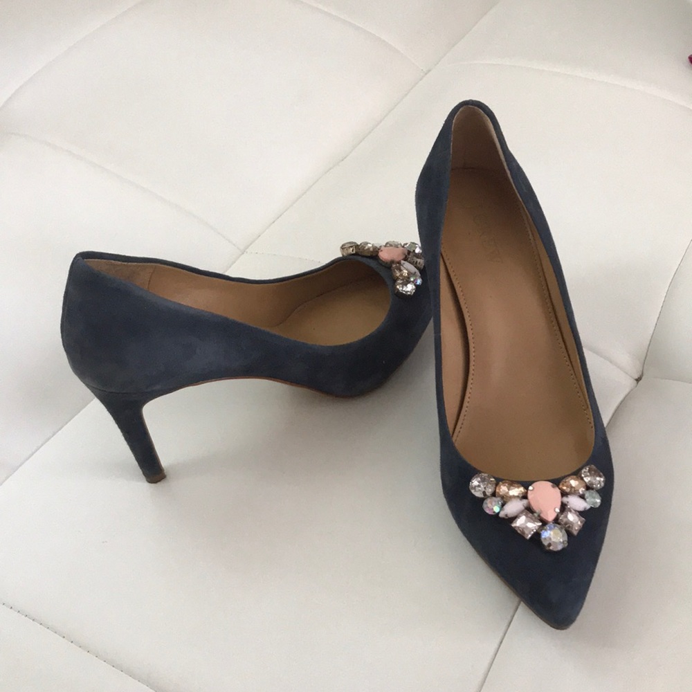 JCrew Suede Pumps